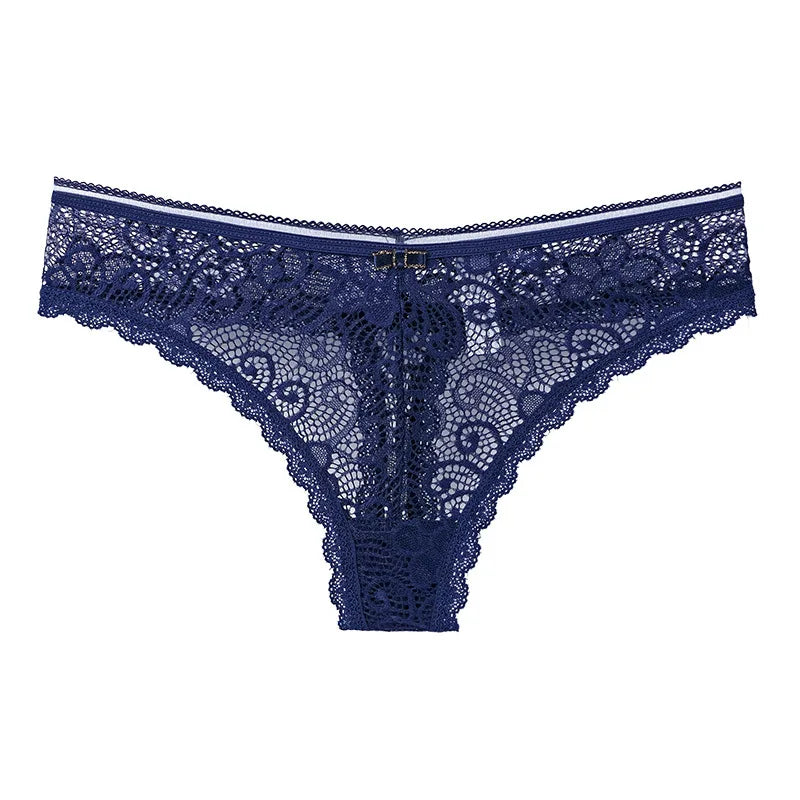 Women's Thong Feminine Lace European and American Seamless Panties Cotton Crotch Cloth Low Waist Sports T Pants Briefs Women