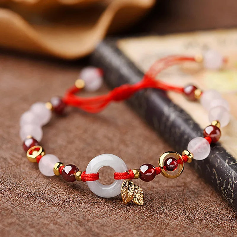 Yanting Handmade Beads Stone Bracelet Women Chinese Ethnic Multi Women's Bracelets & Bangles Vintage Jewelry Party Girls Gift