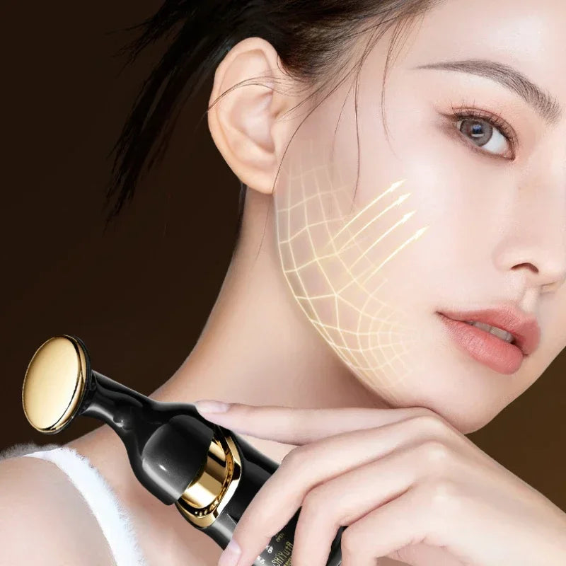 3 in 1 Face Massager Neck Facial Eye Massage Introducer Microcurrent Skin Rejuvenation Anti Aging Beauty Device Wholesale