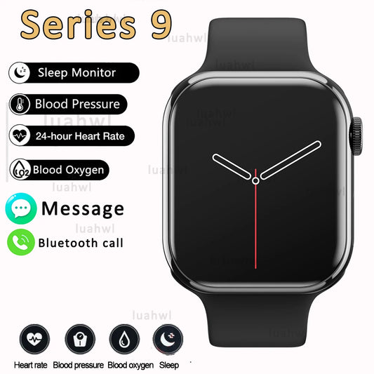 Series 9 Smart Watch Men Body Temperature BT Call NFC Always on Display Sport Watch Women Smartwatch For IOS Android pk watch 9